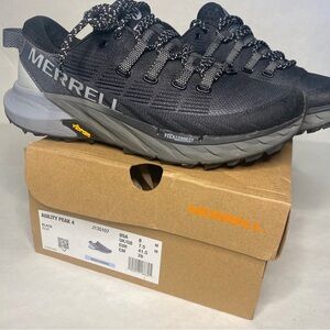 Merrell Men's Agility Peak 4 Trail Running Shoes - Black - Size 8